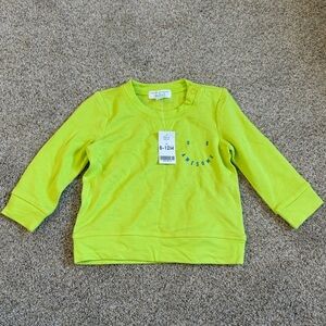 Rockets of Awesome Mini Bright Lime Baby long-sleeve U R Awesome NEW 6-12m